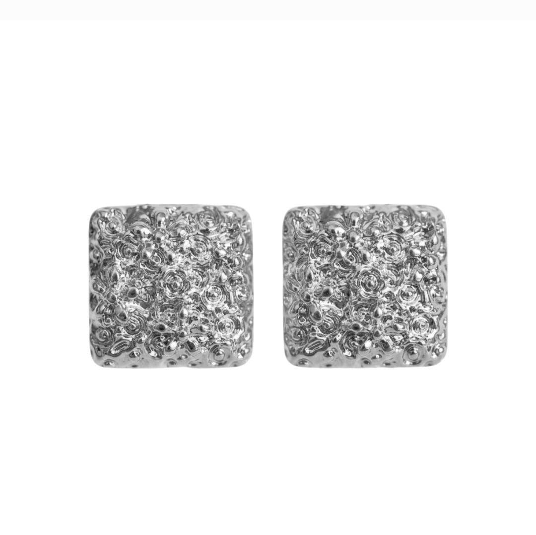 Aros Flora 2 - Plateado